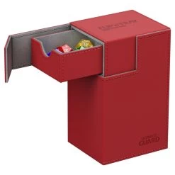 Flip'N'Tray Deck Case 80+: Standard Size Xenoskin - Red -Toy Game Store UGD010223b