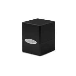 Deck Box Satin Cube Jet Black