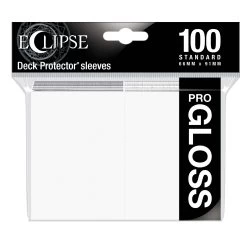 Ultra Pro Deck Protectors: Eclipse Gloss - Arctic White (100)