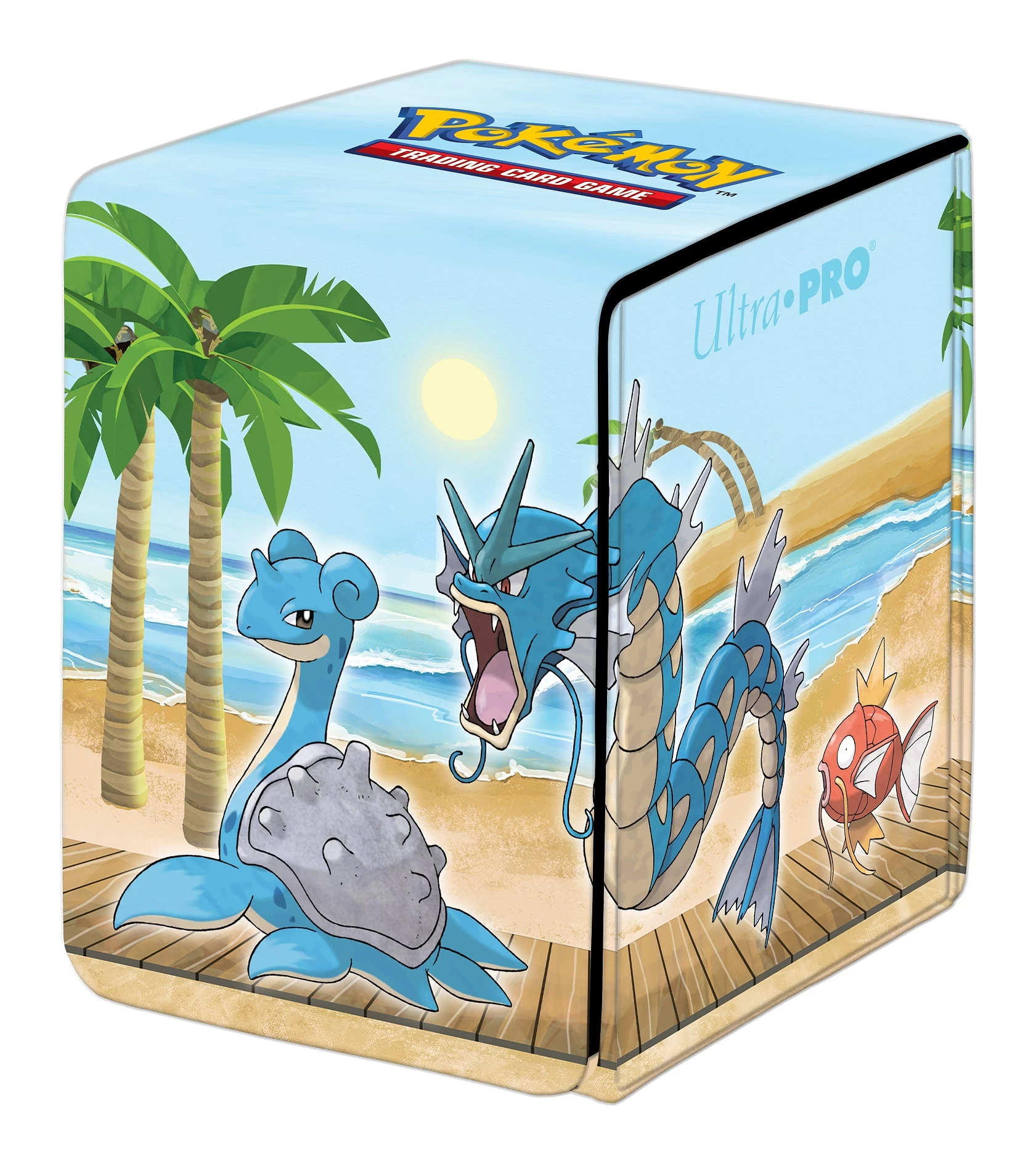 Ultra Pro Alcove Flip Deck Box: Pokémon Gallery Series - Seaside 3 Ultra Pro Alcove Flip Deck Box: Pokémon Gallery Series - Seaside
