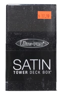 Deck Box: Satin Tower - Glitter (Black)