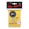 Ultra Pro Deck Protectors: Pro-Matte - Yellow (50) -Toy Game Store ULP84186