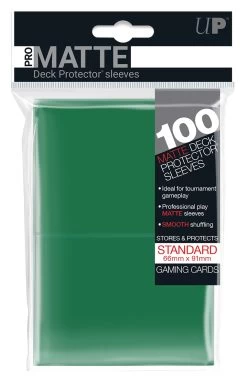 Ultra Pro Deck Protectors: Pro-Matte - Green (100)