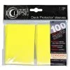 Lemon Yellow PRO-Matte Eclipse Deck Protectors (100) -Toy Game Store ULP85608