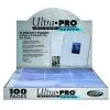 Ultra Pro: Silver Series - 9-Pocket Topload Pages (100) -Toy Game Store UP81442
