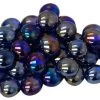 Glass Gaming Stones: Crystal Iridized Dark Blue -Toy Game Store chx01176