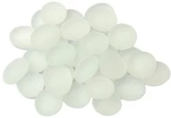 Glass Gaming Stones: Crystal Frosted Clear