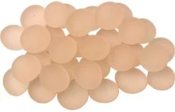 Glass Gaming Stones: Crystal Frosted Pink