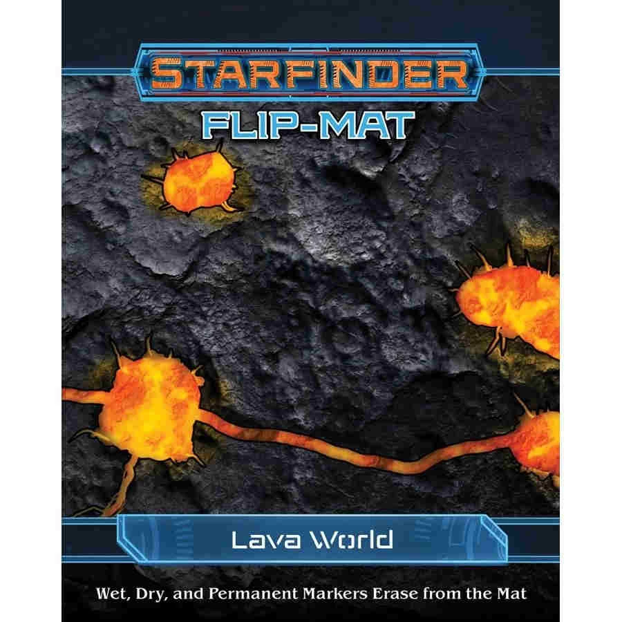 Starfinder: Flip Mat - Lava World 3 Starfinder: Flip Mat - Lava World